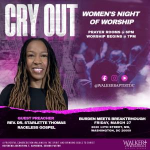 Cry Out Women's Night of Worship
