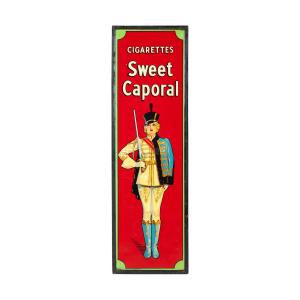 Sweet Caporal Cigarettes sign