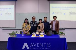 MOU Signing of Aventis Graduate School and SIMM