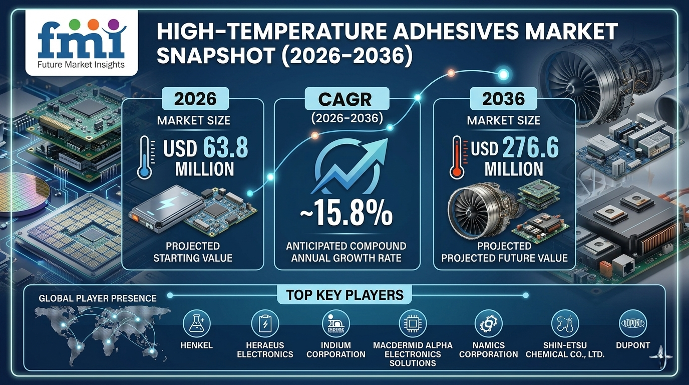 High-Temperature Adhesives Market for EV Power Modules to 2036: India Leads Growth; NAMICS & Shin-Etsu Drive Innovation