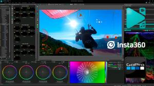 The VSDC team is excited to announce the release of version 11 Screenshot showing native support for GoPro and Insta360 cameras in VSDC video editor with telemetry data overlay
