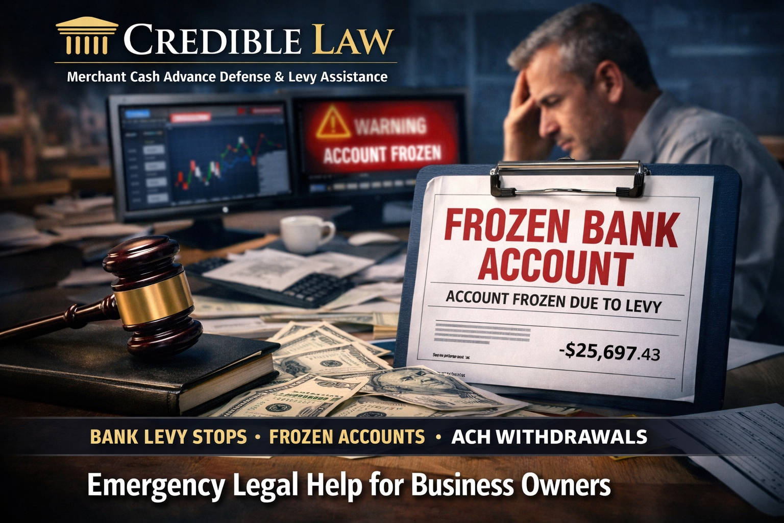 Credible Law Launches Emergency Resource Center for MCA Bank Levies and Lawsuits