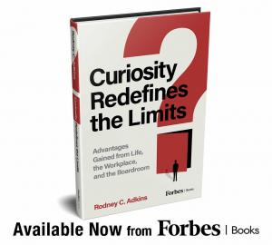 Curiosity Redefines the Limits by Rodney C. Adkins book cover.