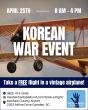 Vintage Aircraft Flights to Honor Korean War Veterans at Special Community Event April 25