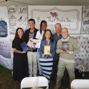 Peter Gribble, Azizi Tuere, Michael “Mick” Heyman, Marnie Maton, Krystle May Statler