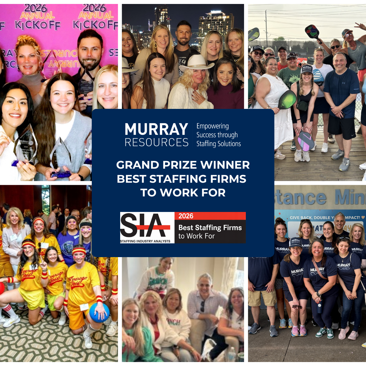 Murray Resources Awarded 2026 Best Staffing Firm to Work For by SIA