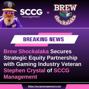 Brew Shockalaka Secures Strategic Equity Partnership with Gaming Industry Veteran Stephen A. Crystal of SCCG Management
