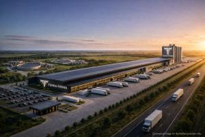 Conceptual rendering of Terra Firma’s Hamilton Food Park, a large-scale protein processing and export facility in Victoria’s Western District