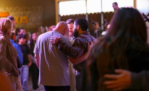 Calvary Chapel The Rock has officially announced its expanded Passion Week schedule for 2026 Two men embracing during fellowship at Calvary Chapel The Rock church service in Santa Rosa Sonoma County California