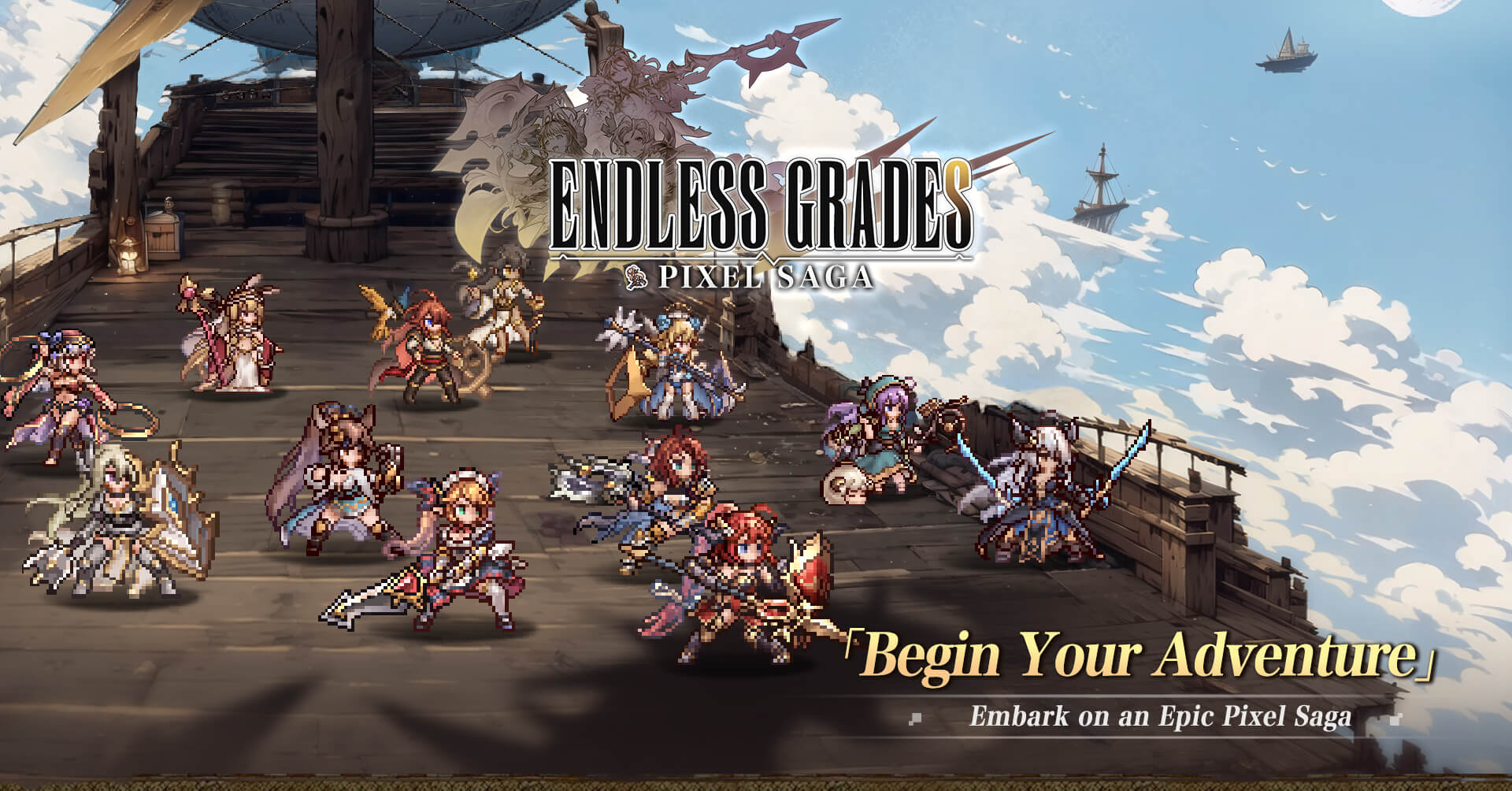Endless Grades: Pixel Saga Officially Launches in the Global Market