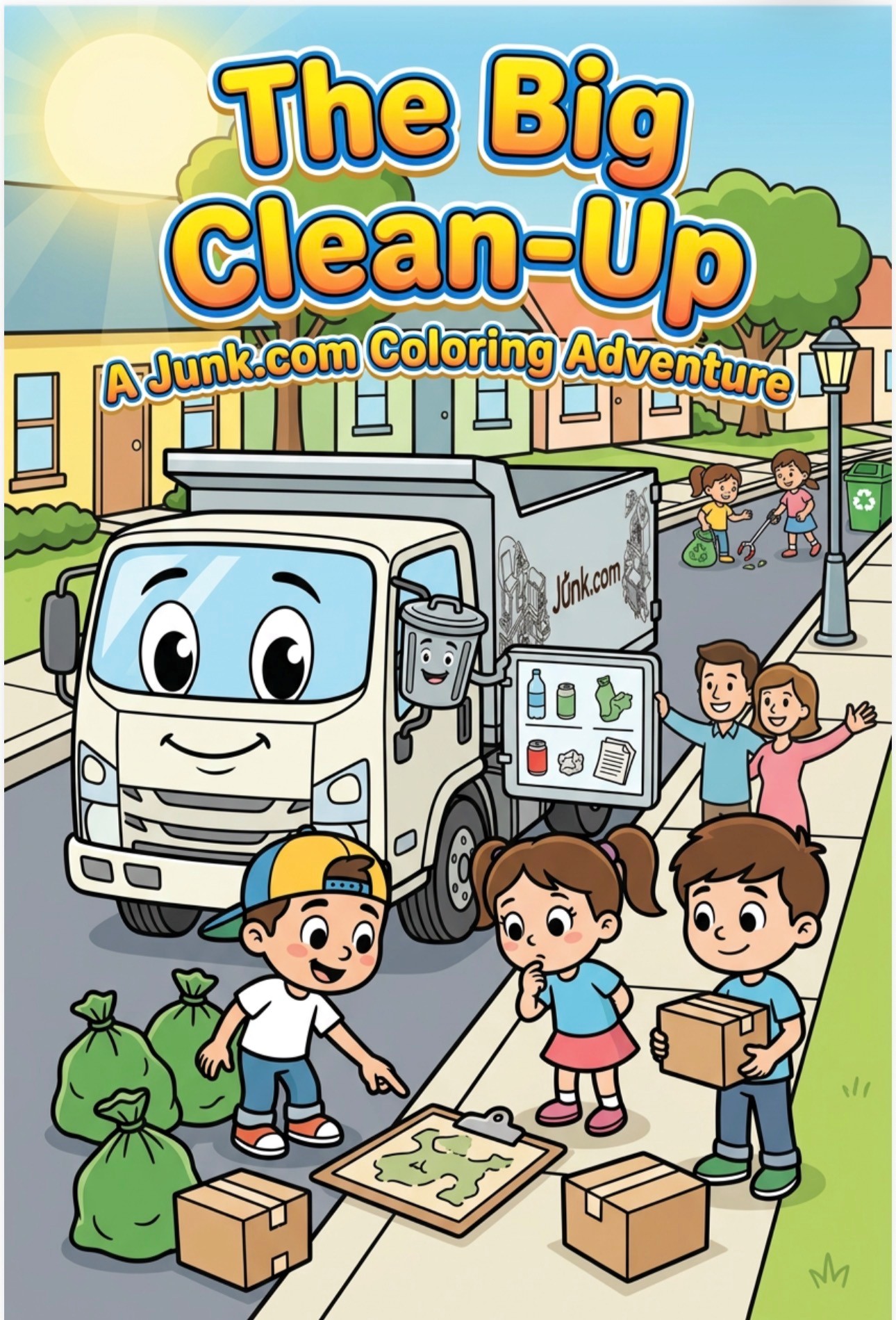 JUNK.COM LAUNCHES FREE EARTH MONTH COLORING BOOK TO TEACH KIDS ABOUT RECYCLING AND PLANET PROTECTION