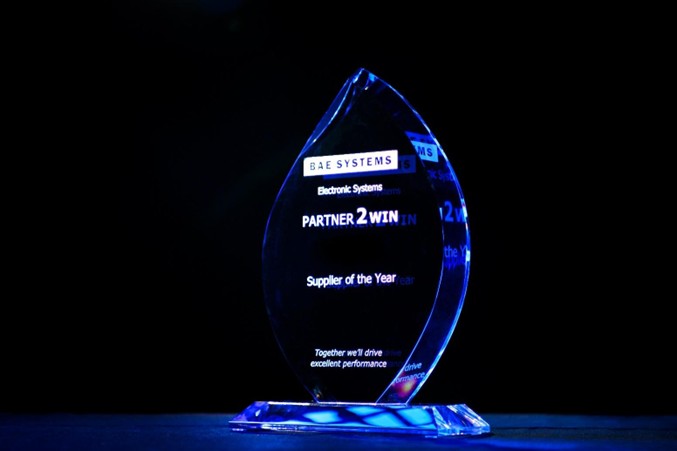 BAE Systems Honors GreenSource Fabrication with a Partner 2 Win Supplier of the Year Award