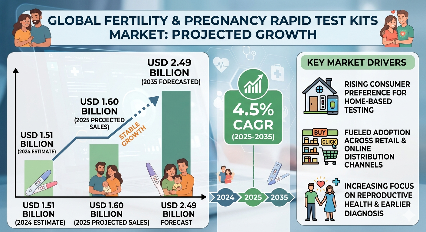 Global Fertility Test Kits Market Grows as At-Home Diagnostics Rise, Led by Abbott, Clearblue