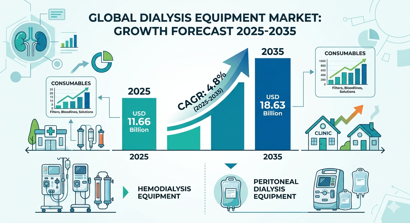 Dialysis Equipment Market Expands, Led by North America, Europe & Asia with Fresenius, Baxter Innovation