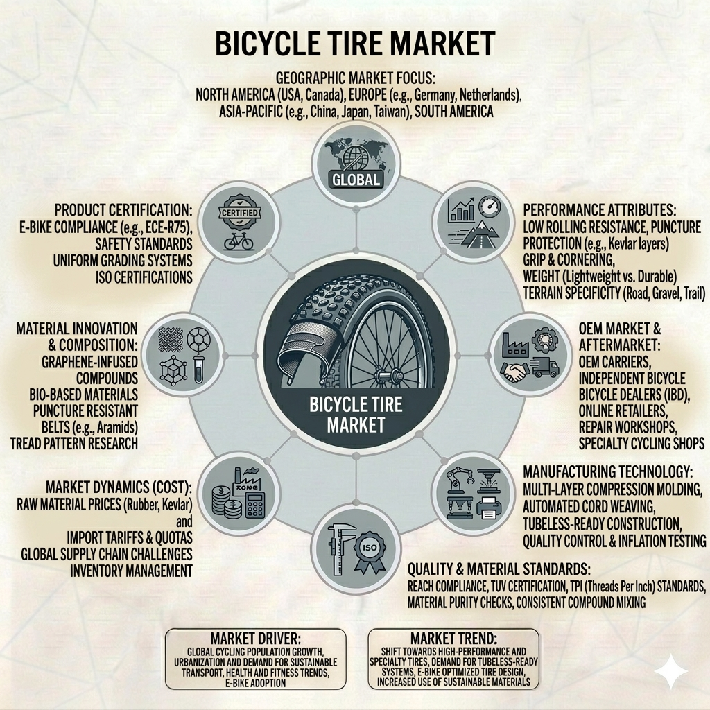 Pedal Power: Global Bicycle Tire Market to Reach USD 25.5 Billion by 2035