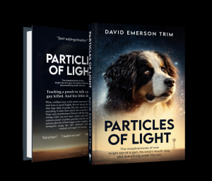 David Emerson Trim introduces a daring and emotionally rich novel in Particles of Light: The misadventures of one bright son of a gun, his smart-mouth dog, and everything under the sun Particles of Light by David Emerson Trim