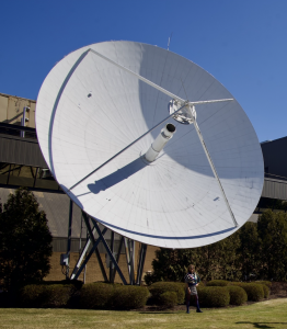 The original satellite dish purchased for ESPN by Bill Rasmussen, the piece of technology that helped turn an unlikely idea into the first 24 hour sports network and changed the future of sports media.