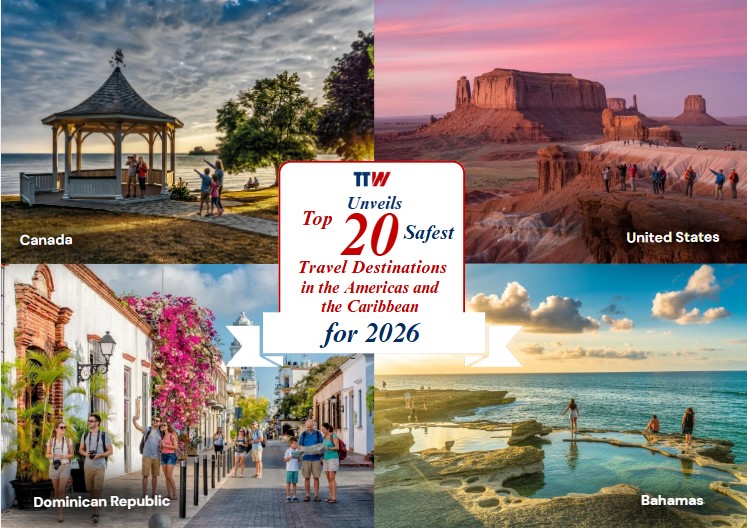 TTW Unveils Top 20 Safest Travel Destinations in the Americas and Caribbean for 2026