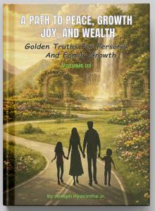 As families and individuals continue to face rising challenges in relationships, finances, and personal well-being, author Joseph Hyacinthe announces the upcoming release of “A Path to Peace, Growth, Joy, and Wealth,” the second volume in his “Golden Truths for Personal & Family Growth” series Book cover of A Path to Peace, Growth, Joy, and Wealth by Joseph Hyacinthe, a Christian personal development book on marriage, relationships, discipline, resilience, and building lasting wealth.