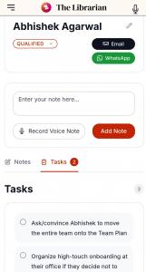 CRM Profile View