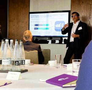 Bell Integration has been awarded Implementation Partner of the Year by NICE, recognising exceptional contributions to expanding the global adoption of CXone Mpower, NICE’s AI-driven customer service platform Faisal Abbasi is presenting to Enterprise clients