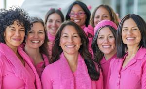 Group of happy women of different ages smiling together, representing vitality, confidence, and healthy living.