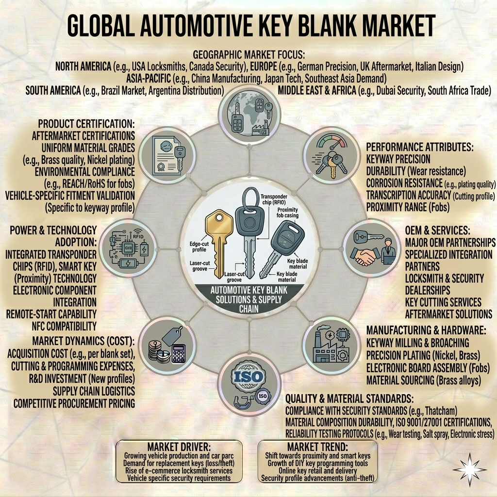 Unlocking the Future: Global Automotive Key Blank Market to Reach USD 10.2 Billion by 2035