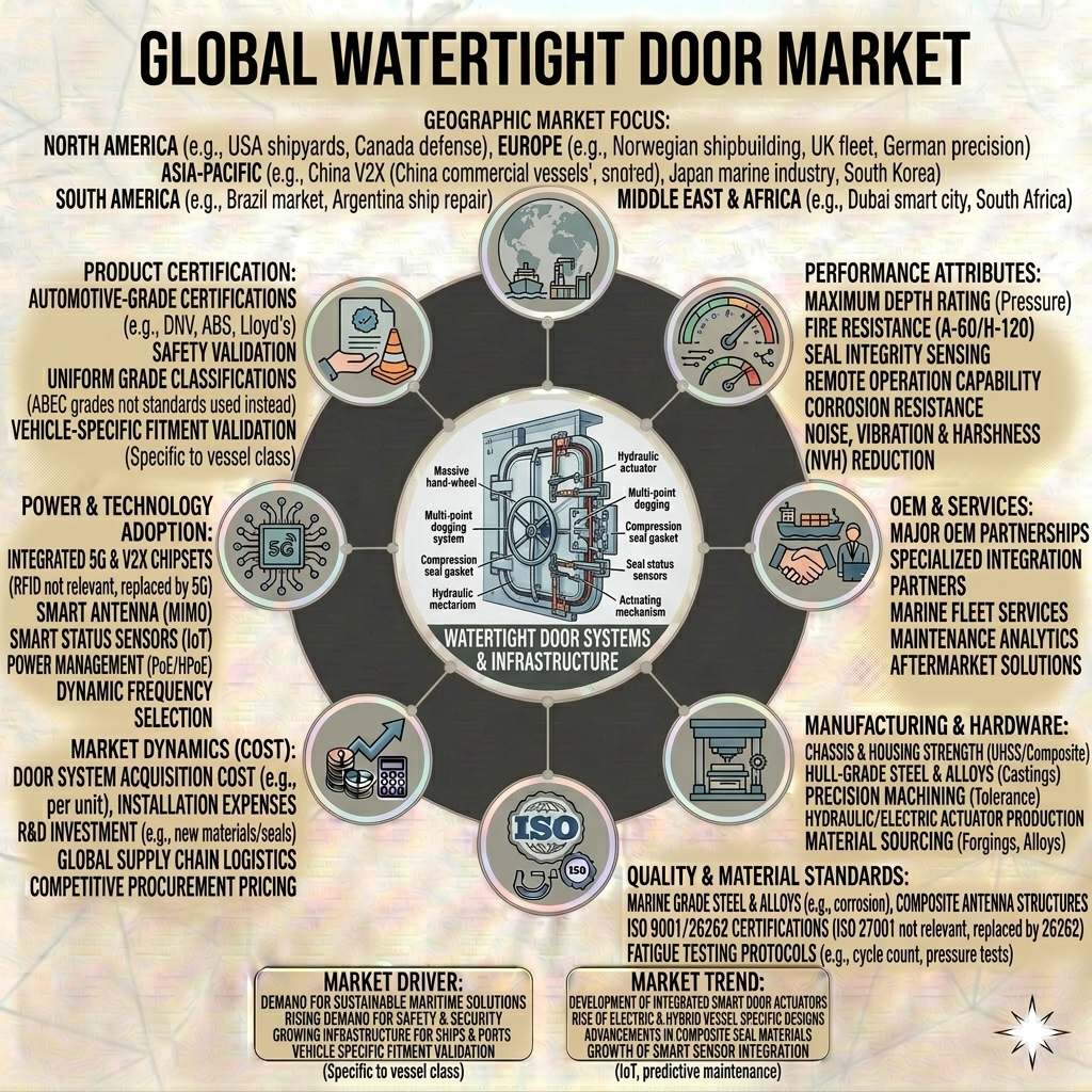 Sealing the Future: Global Watertight Door Market to Reach USD 1.6 Billion by 2035