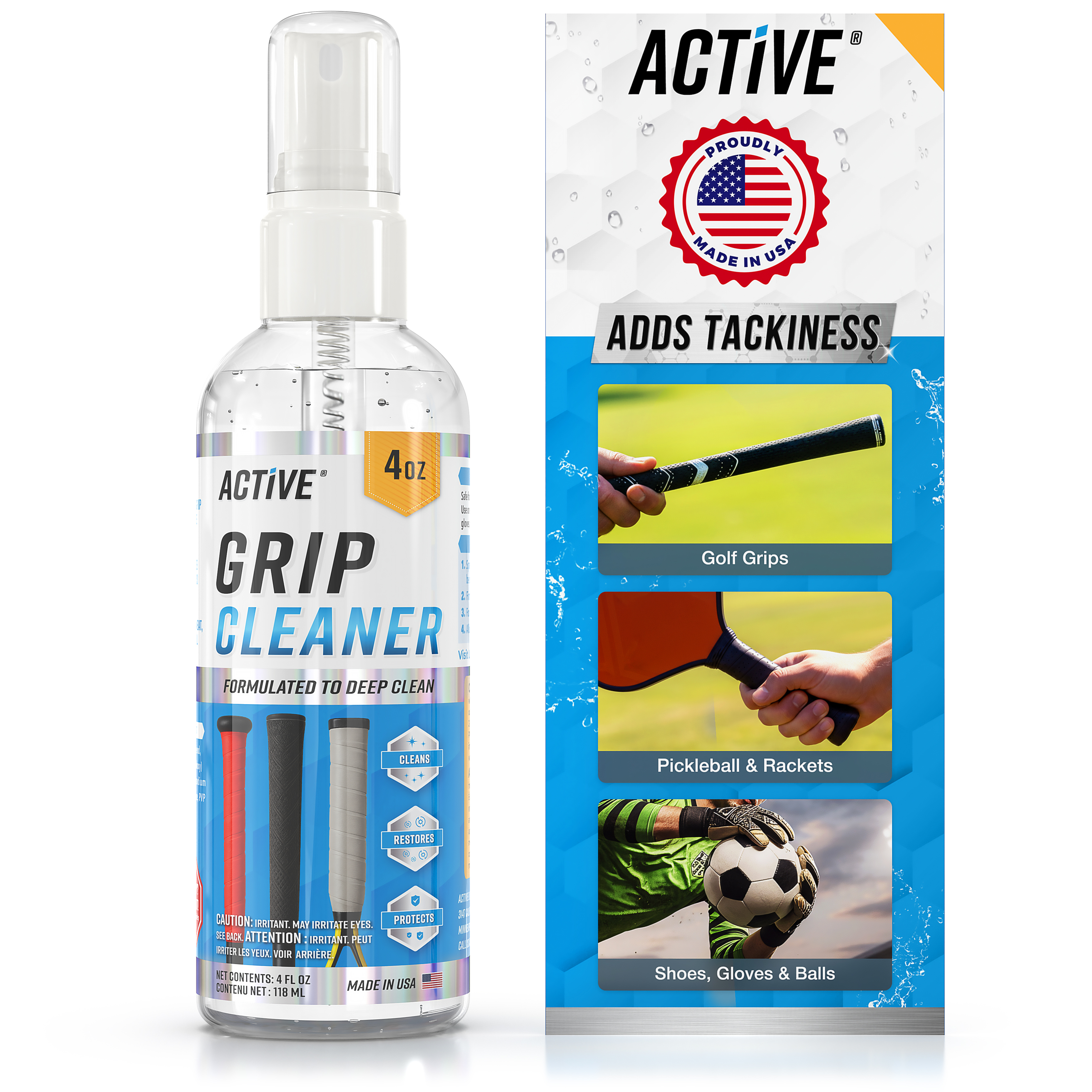 ACTIVE Cleaners Releases New Grip Cleaner Spray for Athletic Equipment