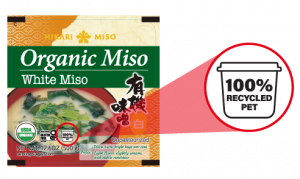Top Seal of “Organic Miso White 500g” for the US