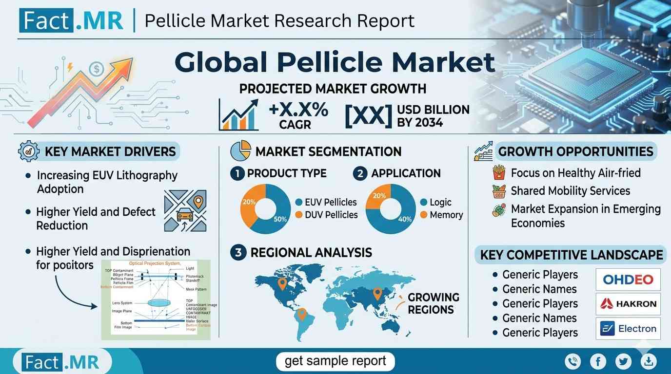 Global Pellicle Market Dominated by Asia Pacific as Mitsui Chemicals and Shin-Etsu Expand Semiconductor Materials