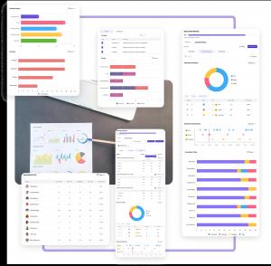 AI-powered analytics, thematic clustering, and automated reporting within the Terapage research platform.