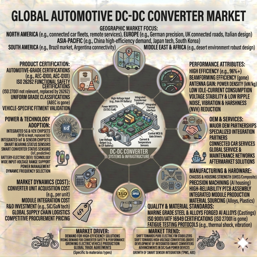 Powering the Volt Revolution: Global Automotive DC-DC Converter Market to Surpass USD 106 Billion by 2035