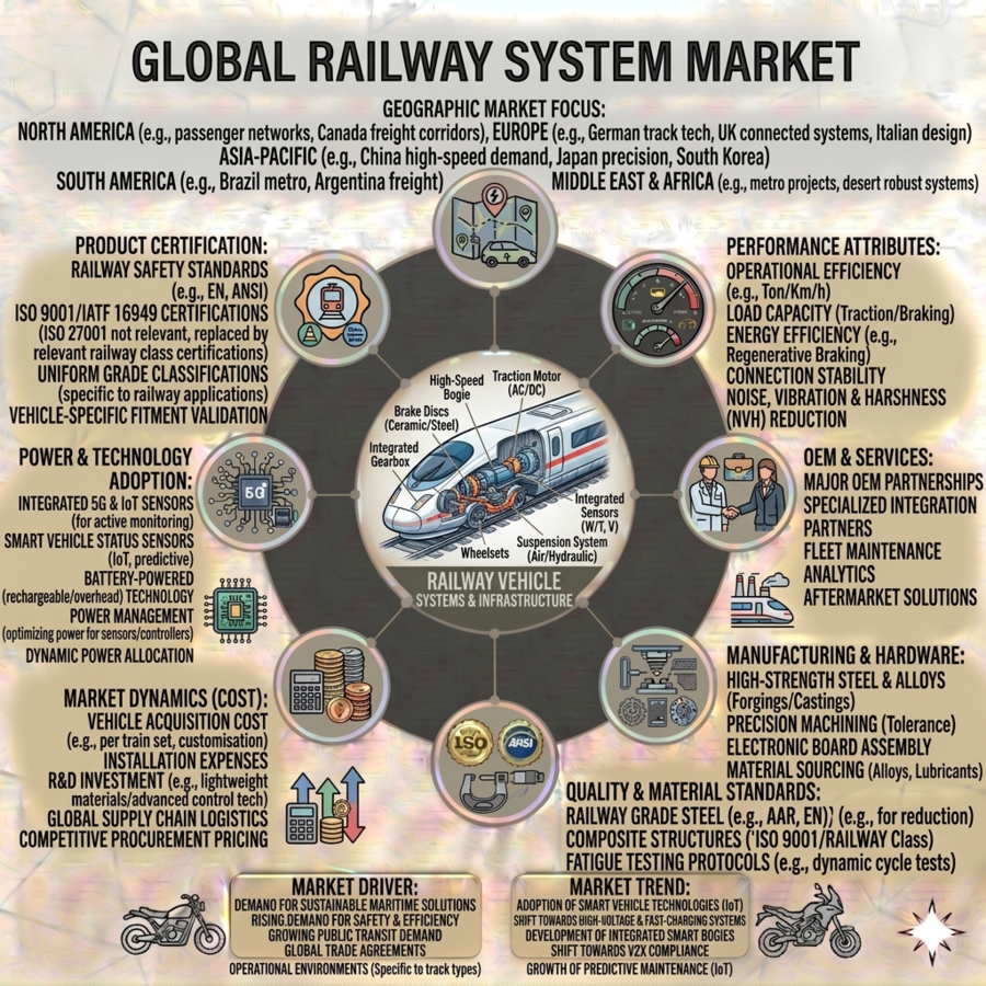 Global Railway System Market Projected to Reach USD 50 Billion in 2036 Amid Urbanization and Decarbonization Shifts