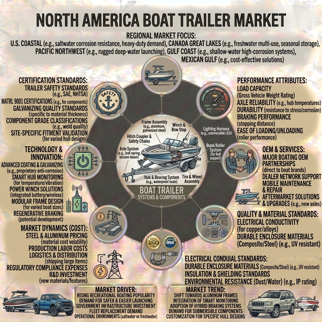 North America Boat Trailer Market: A USD 1.48 Billion Horizon by 2035