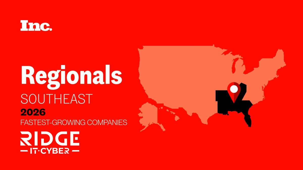 Ridge IT Cyber Named to Inc. Regionals: Southeast 2026 for Third Consecutive Year