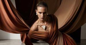 The international jewelry landscape is undergoing a significant transformation driven by material transparency and ecological responsibility Purplee Store luxury geometric gold necklace with genuine gemstones, high-engineering 7-layer gold plating