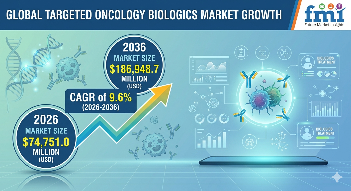 Global Targeted Oncology Biologics Market to Reach USD 186.9 Billion by 2036, Driven by Precision Medicine