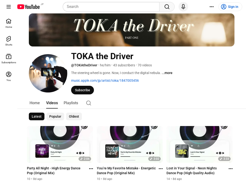 Former Tokyo Taxi Driver TOKA Completes 100-Song Music Production ...