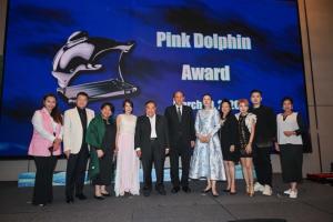 Ms Winnie Chiu, Mr Liu Yichuan, ⁠⁠Ms Hsu Huei Ching,⁠ ⁠⁠Ms Margaret Chiu,⁠ ⁠⁠Tan Sri Dato’ David Chiu,⁠ ⁠Mr Liu Yanshen,⁠ Ms ⁠⁠Nancy Guan, ⁠⁠Ms Connie Tsao,⁠ ⁠⁠Mrs Peter Luk, ⁠Ms Reggie Hung (Photo Credit: Pink Dolphin Fund)