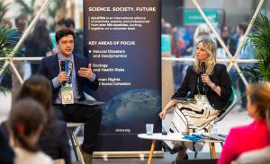 April 4, 2026 — Participants of the International Public Movement “ALLATRA” and representatives of the Global Research Center “ALLATRA” (ALLATRA GRC) participated in the international summit ChangeNOW 2026, which was held from March 30 to April 1 at Grand Palais in Paris Workshop speakers Gabriela Szalayova, MD (ALLATRA IPM), and Alexander Masny, MSc (ALLATRA GRC), during the presentation