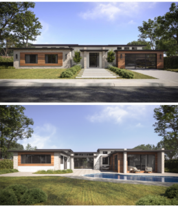 Proposed Front & Back Exterior Designed by Timeline Design+Build