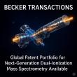 Becker Transactions Presents Global Patent Portfolio for Next-Generation Dual-Ionization Mass Spectrometry