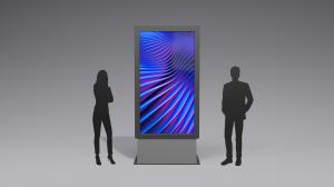 Glass-Media Posterstand