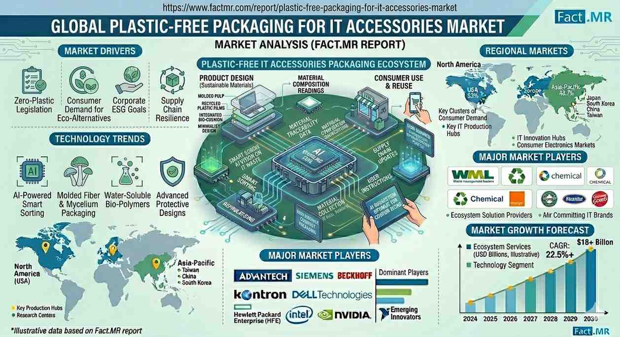 Global Plastic Free IT Accessories Packaging Market Led by Europe as Smurfit Kappa Expands Solutions