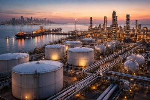 Energy facility on the Gulf