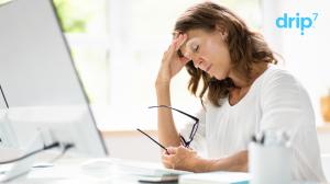 Woman at computer