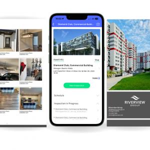 How Property Inspection Software Is Helping Commercial Property Managers Scale Faster and Smarter SnapInspect report on screen showing a completed residential inspection with photos and notes ready to review