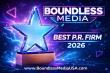 BOUNDLESS MEDIA GOES GLOBAL: LONDON’S THE STRATEGIST NAMES U.S FIRM ‘BEST PR & COMMUNICATIONS BUSINESS OF THE YEAR 2026’