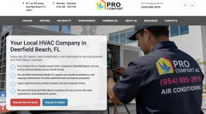Pro Comfort HVAC Contractor Deerfield Beach, FL